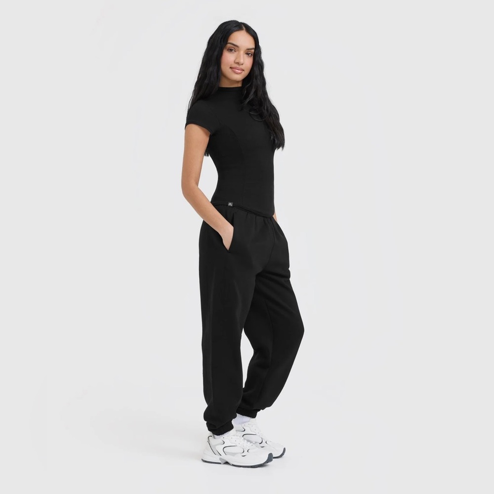 Oner Active Mellow Rib Mock Neck T-Shirt